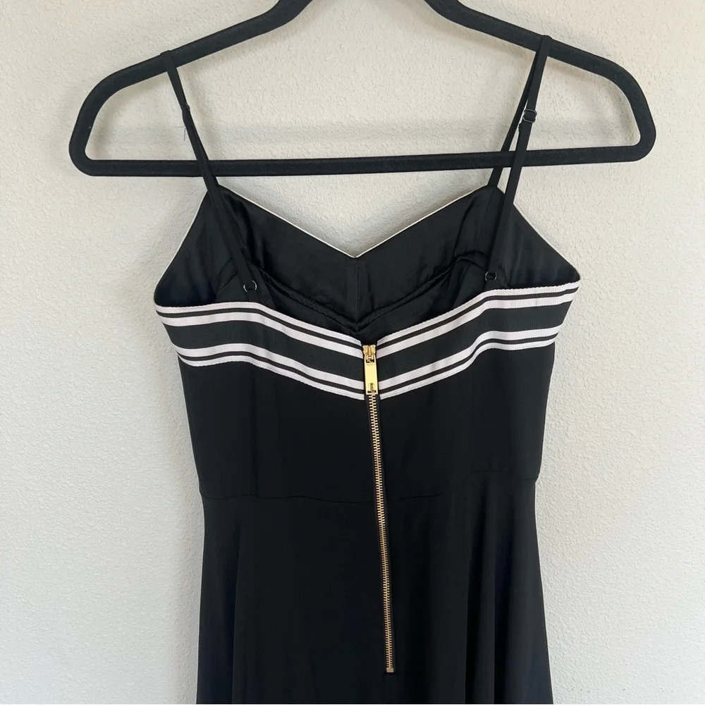 NWOT Ted Baker Kahmen Strappy Midi Dress Black and White Casual Preppy Women’s 4 - Picture 9 of 14